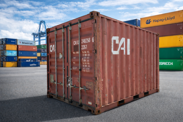 Zeecontainer 10 FT standaard – gebruikt (B-kwaliteit, gecertificeerd)